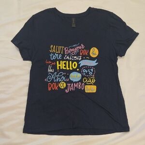 Women's Large "Hello" Tshirt